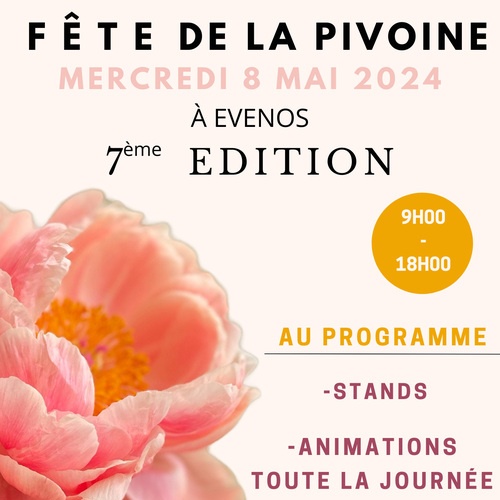 Fête de la Pivoine - Evenos 2024