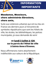 Urgent : Rassemblement ce midi devant la mairie de Sainte Anne d'Evenos