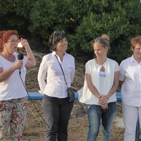 De gauche à droite : Christine Nadeau, Katerine Ortega, Sandra Collin, (...)