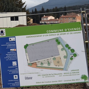 Aménagement d'un espace de sport et de loisirs