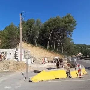 Création d'un poste de refoulement d'eaux usées à Sainte Anne (…)
