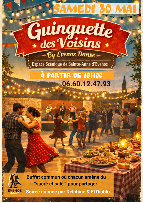 Evenos Danse organise "La Guinguette des Voisins "