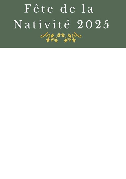 VEILLÉE ET MESSES DE NOËL