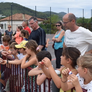 inauguration espace de sport madame le Maire