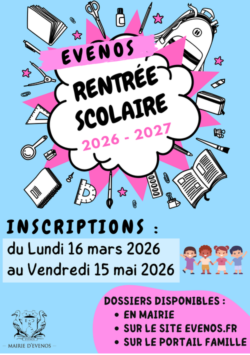 INSCRIPTION SCOLAIRE 2026 - 2027