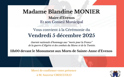 Commémoration du 5 Décembre 2025