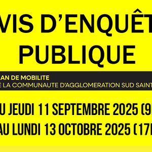 AVIS D'ENQUÊTE PUBLIQUE : PLAN DE MOBILITE DE LA COMMUNAUTE (…)