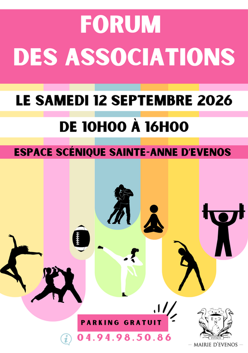 FORUM DES ASSOCIATIONS D'EVENOS : PRÉPAREZ VOTRE RENTRÉE !