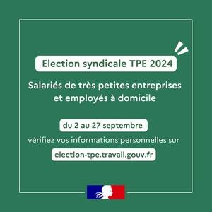 Du 25/11 au 9/12/2024, participez à l'élection syndicale TPE