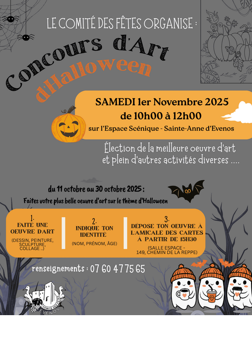 Concours d'Art pour Halloween