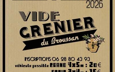 La Ruche du Broussan organise son Vide Grenier
