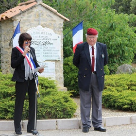Commémoration de l'appel du 18 juin au Broussan - 18 juin 2016