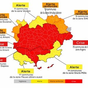 Zone Fleuves Côtiers Ouest-Var en ALERTE SÉCHERESSE