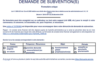 Demander une subvention pour votre association