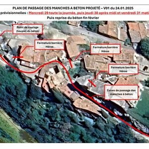 Information travaux à Nebre