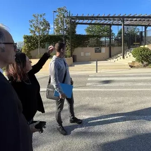 PHILIPPE MAHÉ, PRÉFET DU VAR, EN VISITE À EVENOS