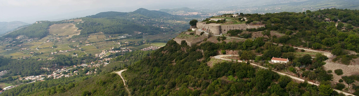 Vue du Fort du Pidaudon - Evenos (Var)