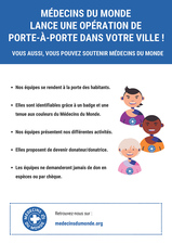 L'association MÉDECINS DU MONDE viendra prochainement à la rencontre (…)