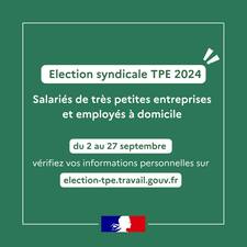 Du 25/11 au 9/12/2024, participez à l'élection syndicale TPE