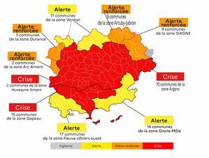 Zone Fleuves Côtiers Ouest-Var en ALERTE SÉCHERESSE