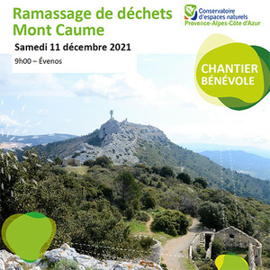 Opération de nettoyage au Mont Caume