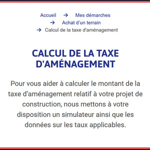 La Taxe d'Aménagement