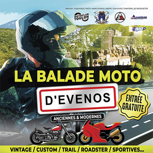 Reportée à 2024 LA BALADE MOTO D'ÉVENOS