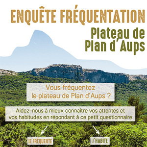 Étude de fréquentation sur le plateau de Plan d'Aups Sainte-Baume