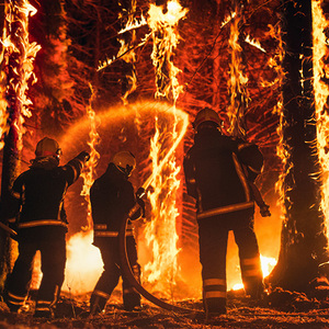Cérémonie d'hommage aux soldats du feu