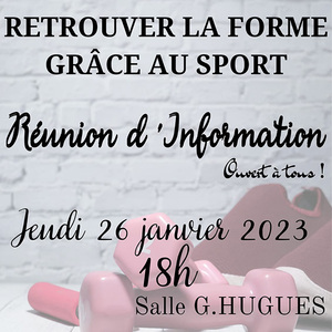 Réunion publique : présentation du dispositif "Destination Sport (…)