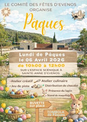 Le Comité Des Fêtes d'Evenos fête Pâques !