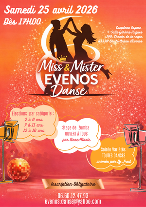 Evenos Danse - Élection Miss & Mister Evenos Danse