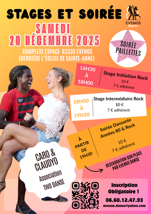 STAGES ET SOIRÉE par Evenos Danse