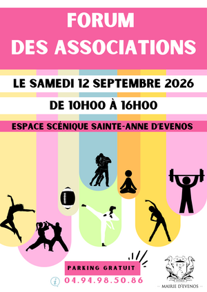 FORUM DES ASSOCIATIONS D'EVENOS : PRÉPAREZ VOTRE RENTRÉE !