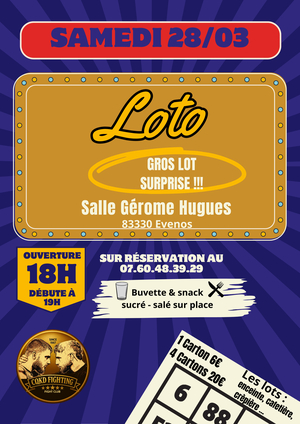 Loto du club CQKD Fighting