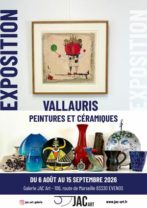 EXPOSITION VALLAURIS : PEINTURES ET CÉRAMIQUES