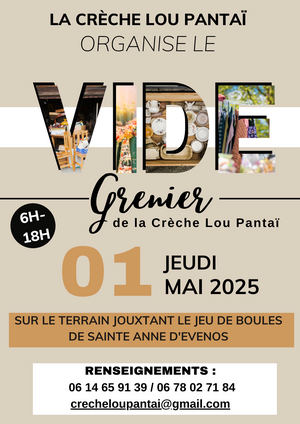 VIDE-GRENIER de la Crèche Lou Pantaï