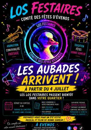 &#127926;&#129345; LES AUBADES ARRIVENT À EVENOS !