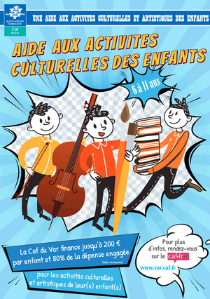 CAF du Var : Une aide aux activités culturelles et artistiques des enfants (…)