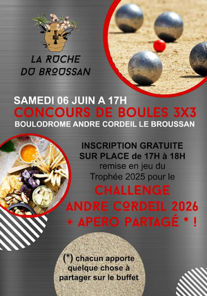 &#128308; CHALLENGE ANDRÉ CORDEIL 2026