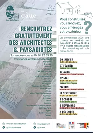 Permanences conseils PNR-CAUE VAR