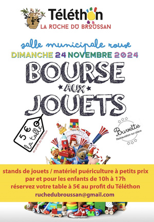 BOURSE AUX JOUETS 2024 au profit du TÉLÉTHON