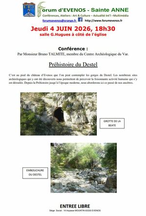 Conférence des "Forum d'Evenos"