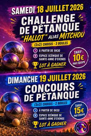 Avis à tous les passionnés de pétanque et...