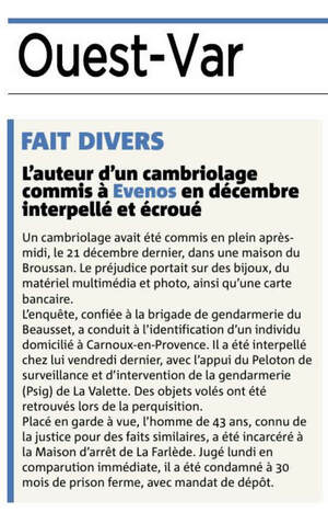 Article Var Matin du 22 mars 2017