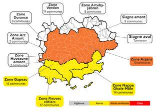 Prolongation de l'alerte renforcée Sécheresse dans le Var