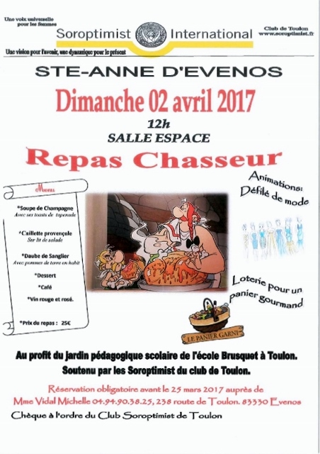 Repas des Soroptimist
