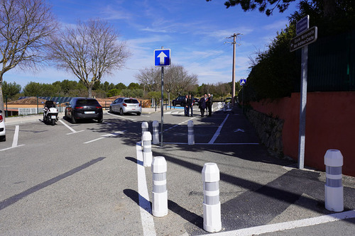Inauguration des travaux d'aménagement de l'accès à l'école (...)