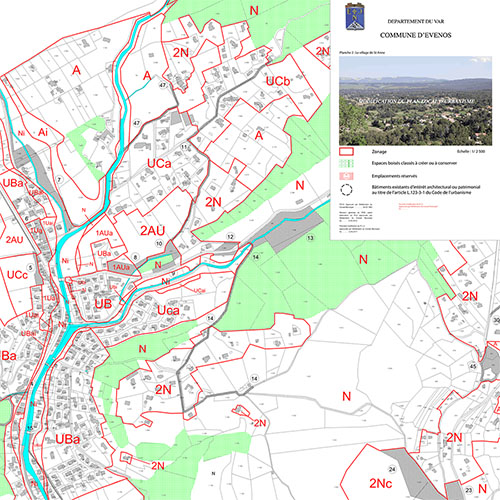 Le Plan Local d'Urbanisme d'Evenos