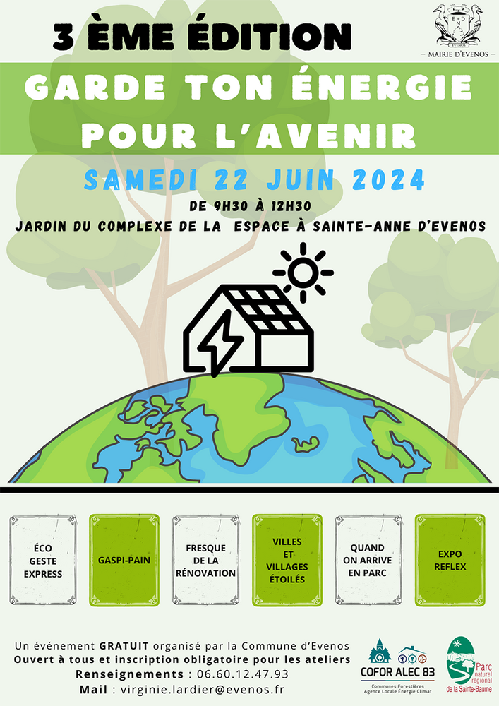 Garde ton énergie pour l'avenir